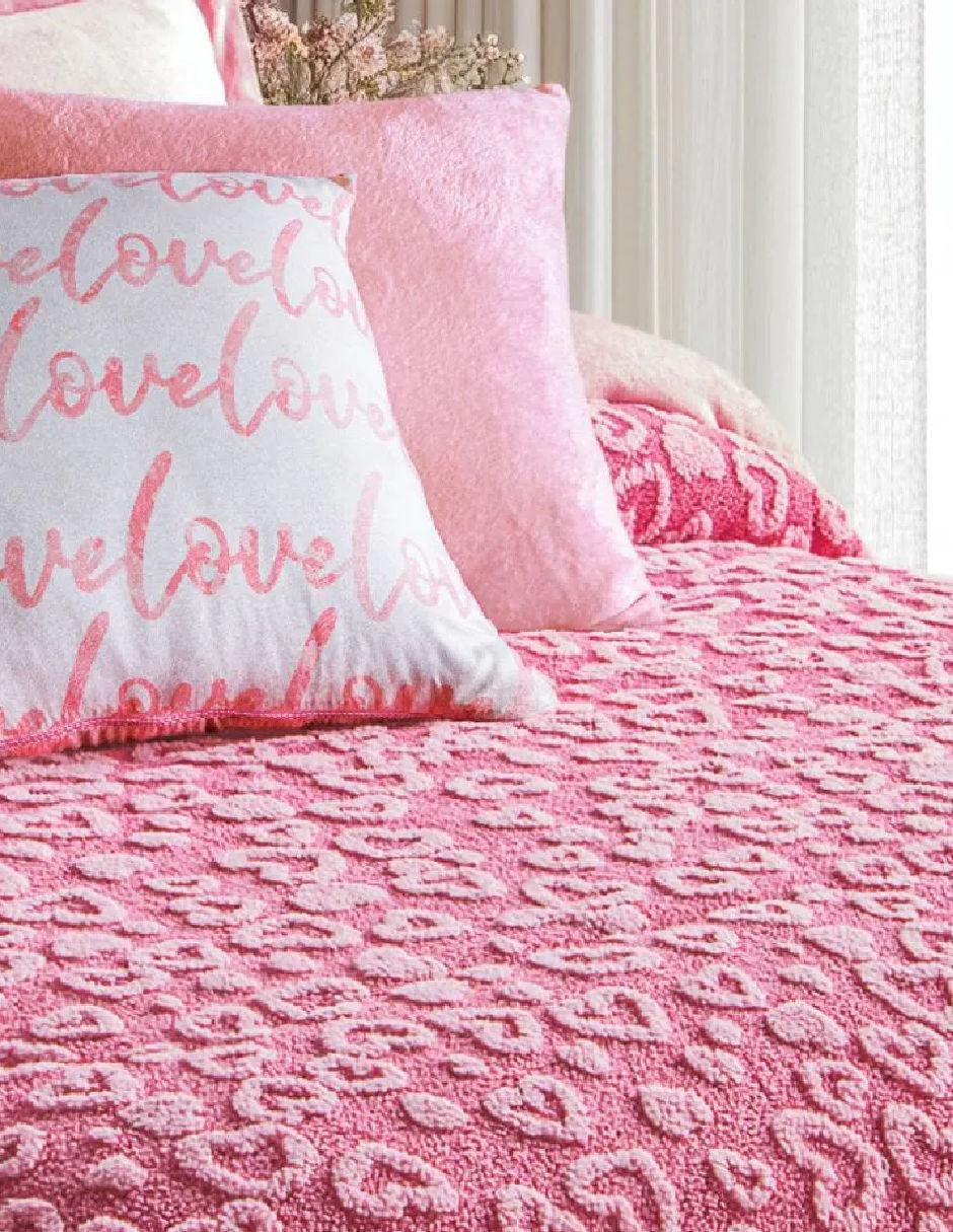 Cobertor luxs fluffy frambuesa