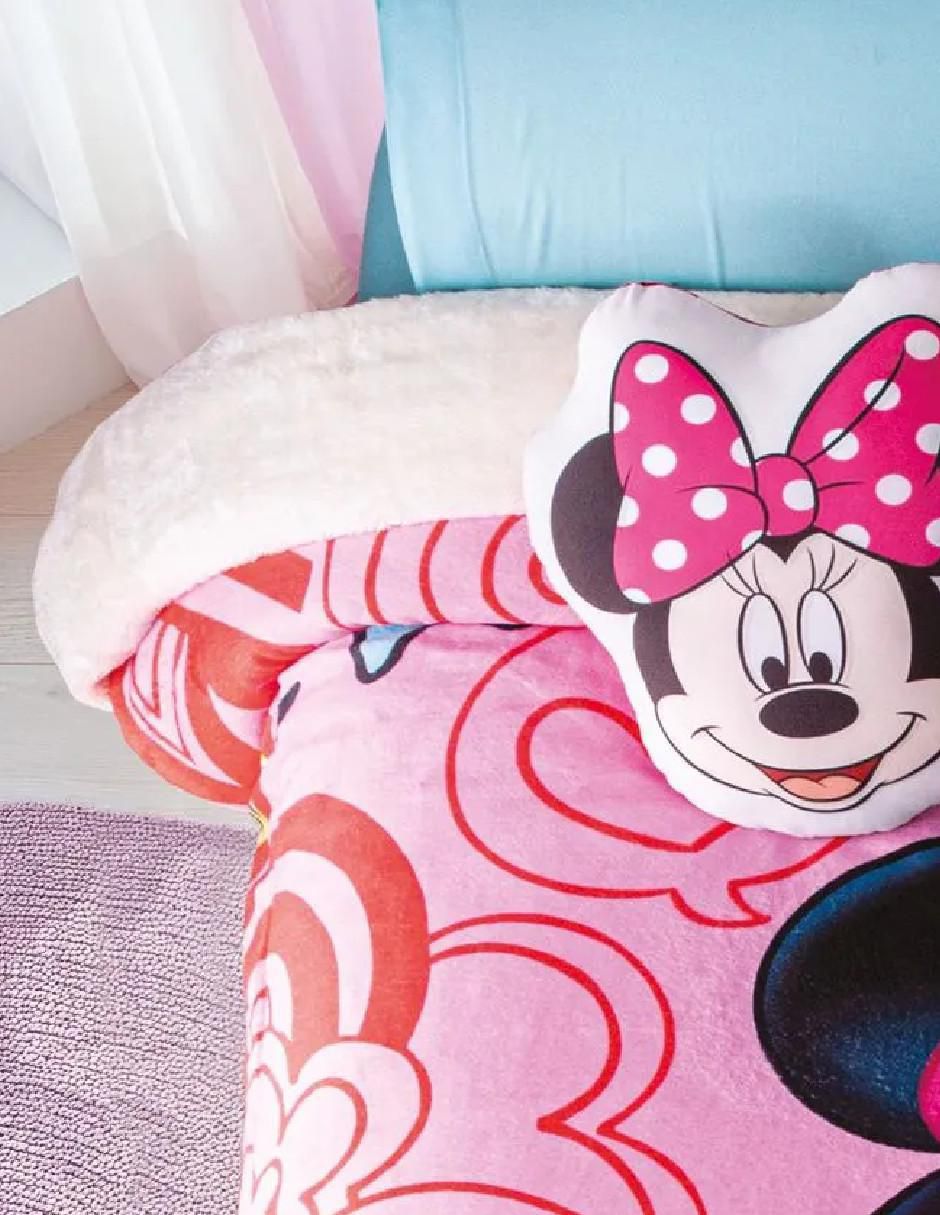 Cobertor Minnie Winter fluffy minnie