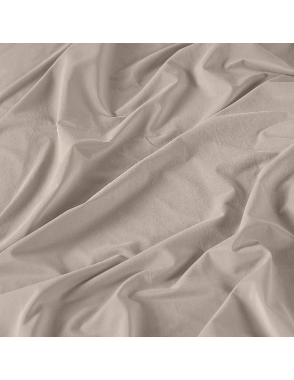 Juego de sábanas de poliéster Jersey Soft Almond 2