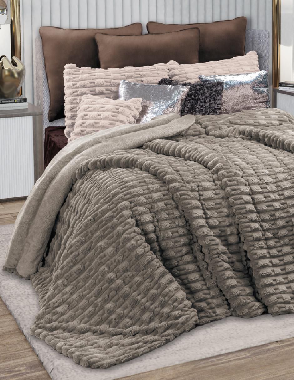 Edredón Luxé Warm Taupé Edredón Luxé Warm Taupé