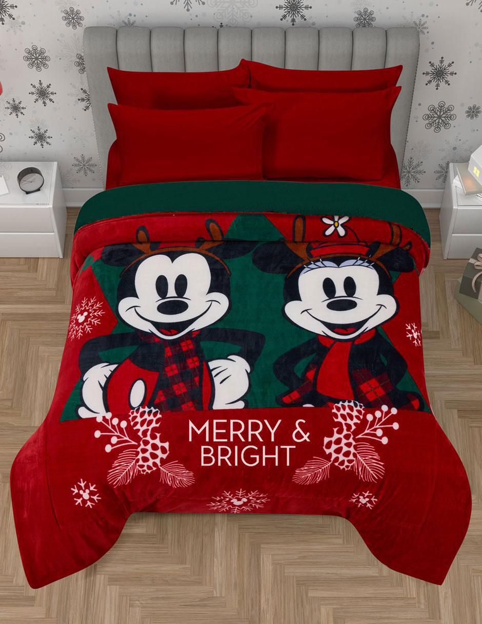 Edredón Oveja Yuletide Navidad Mickey 2