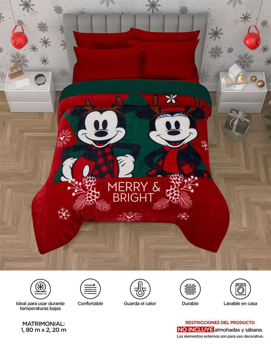 Edredón Oveja Yuletide Navidad Mickey 7