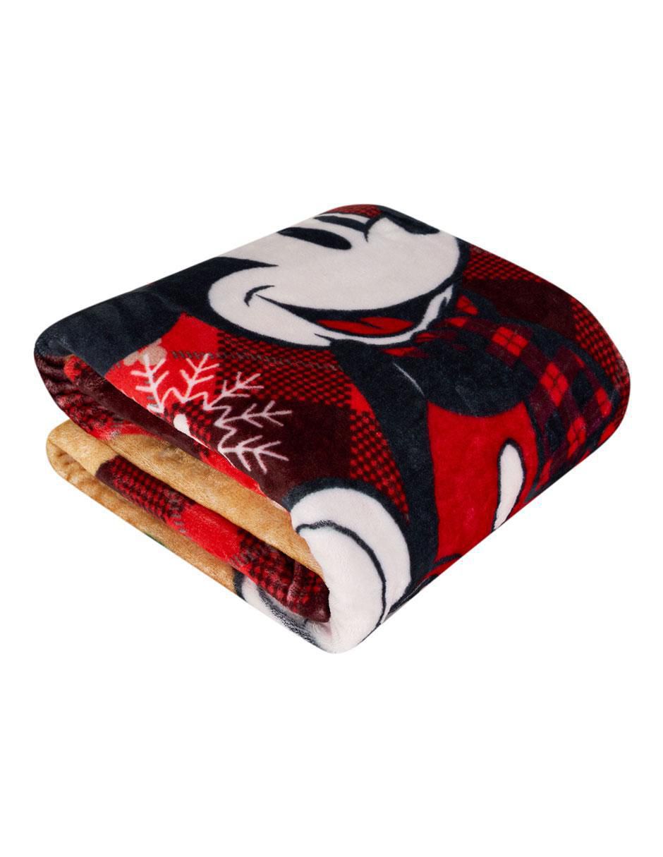 Cobertor Mickey Frazada Copo Navidad estampado infantil 3