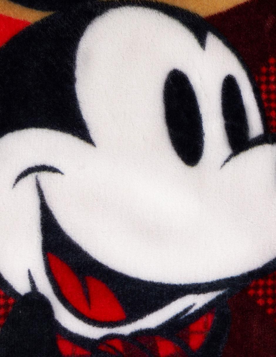 Cobertor Mickey Frazada Copo Navidad estampado infantil 4