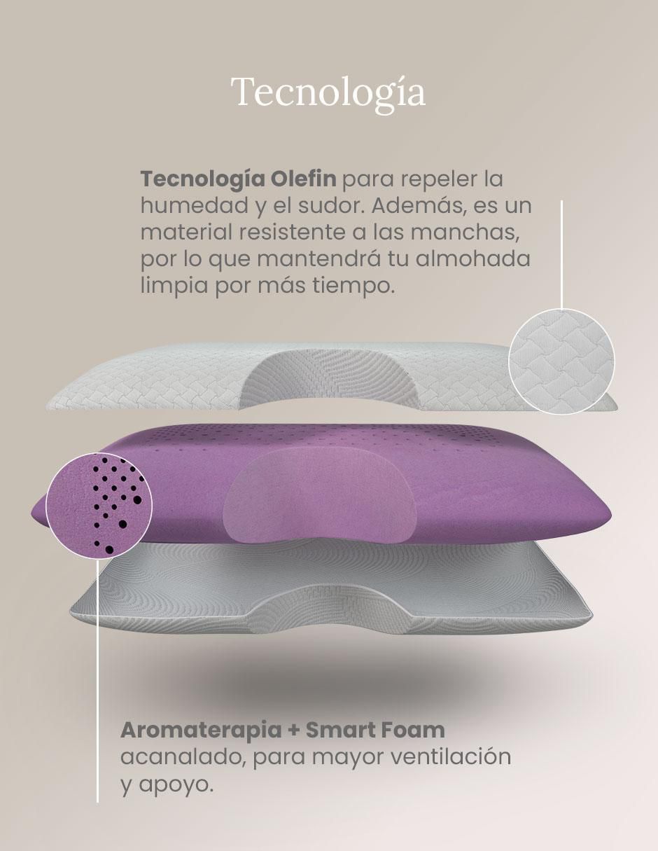 Almohada Cervical Lavanda firmeza media 3