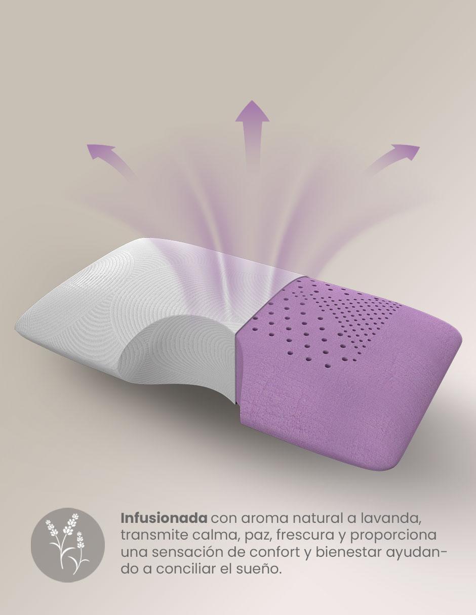 Almohada Cervical Lavanda firmeza media 5