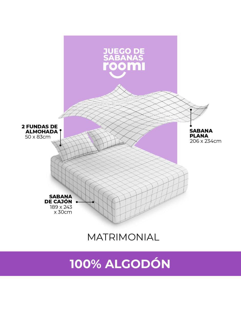 Juego de sábanas de algodón 5