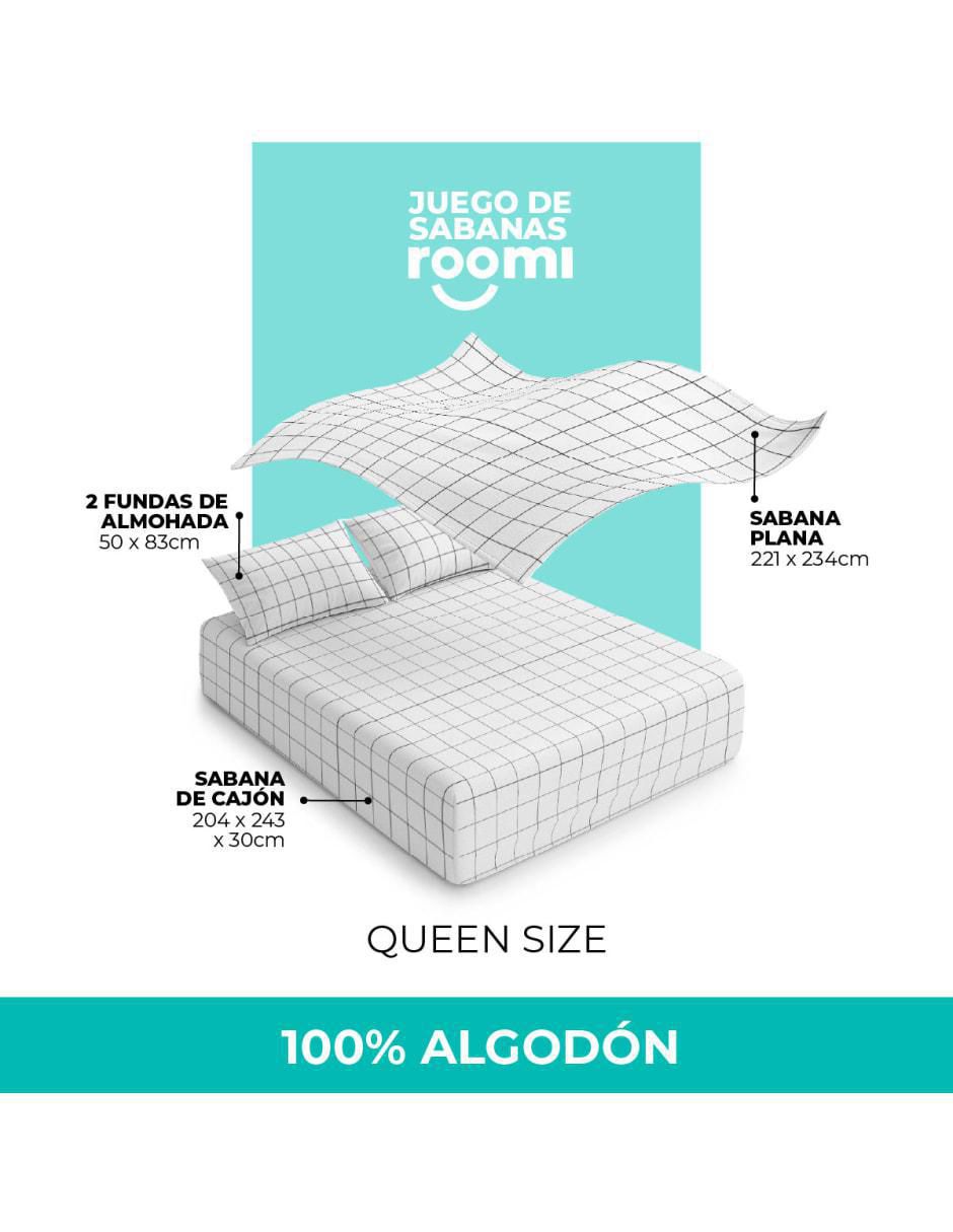Juego de sábanas de algodón 2