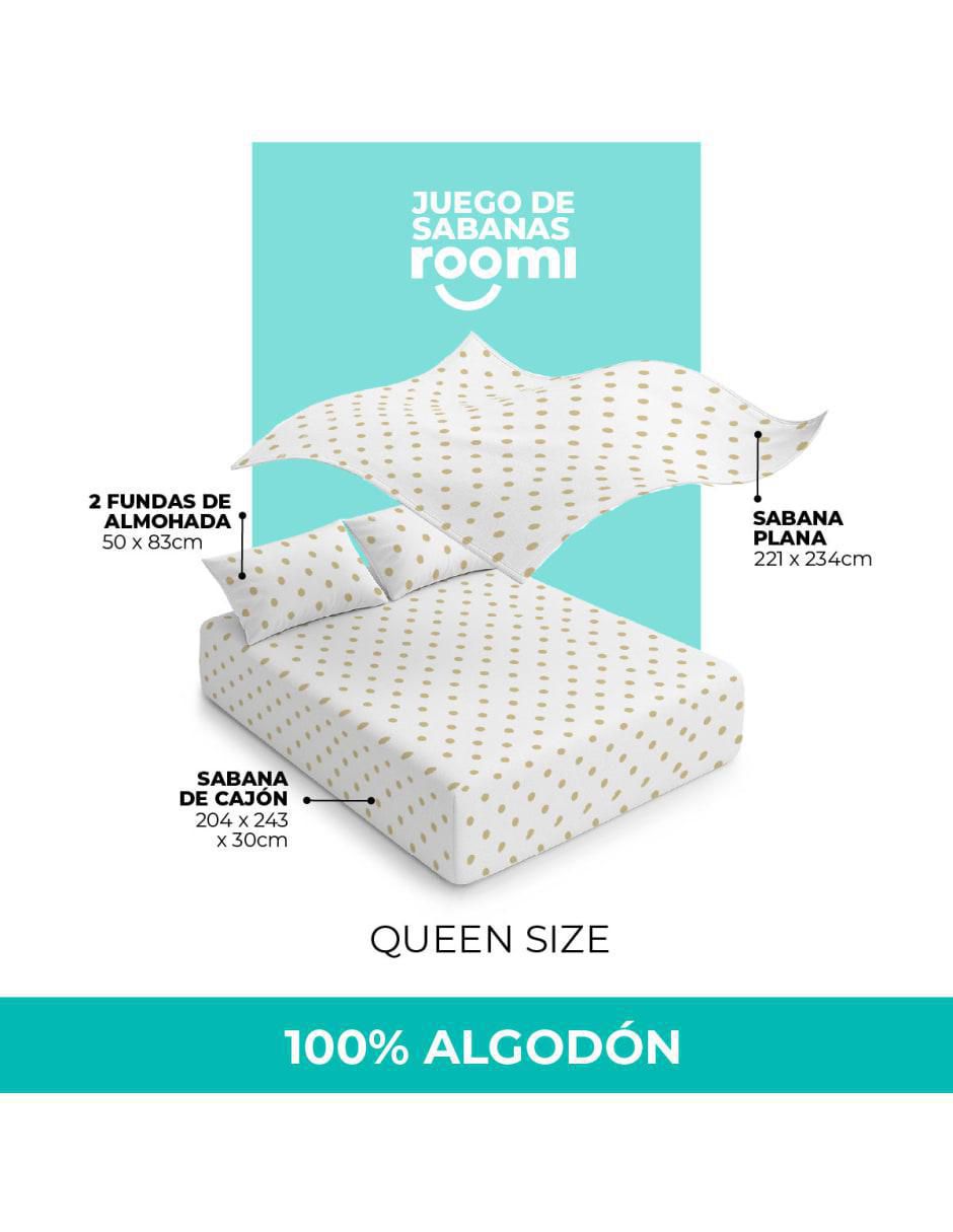 Juego de sábanas de algodón 2
