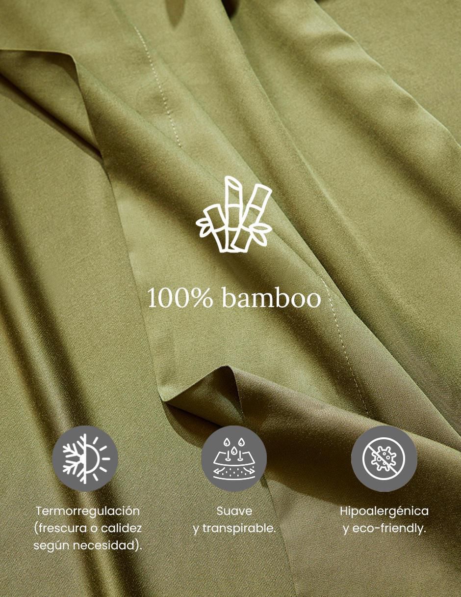 Juego de sábanas de bambú 3500 hilos 5