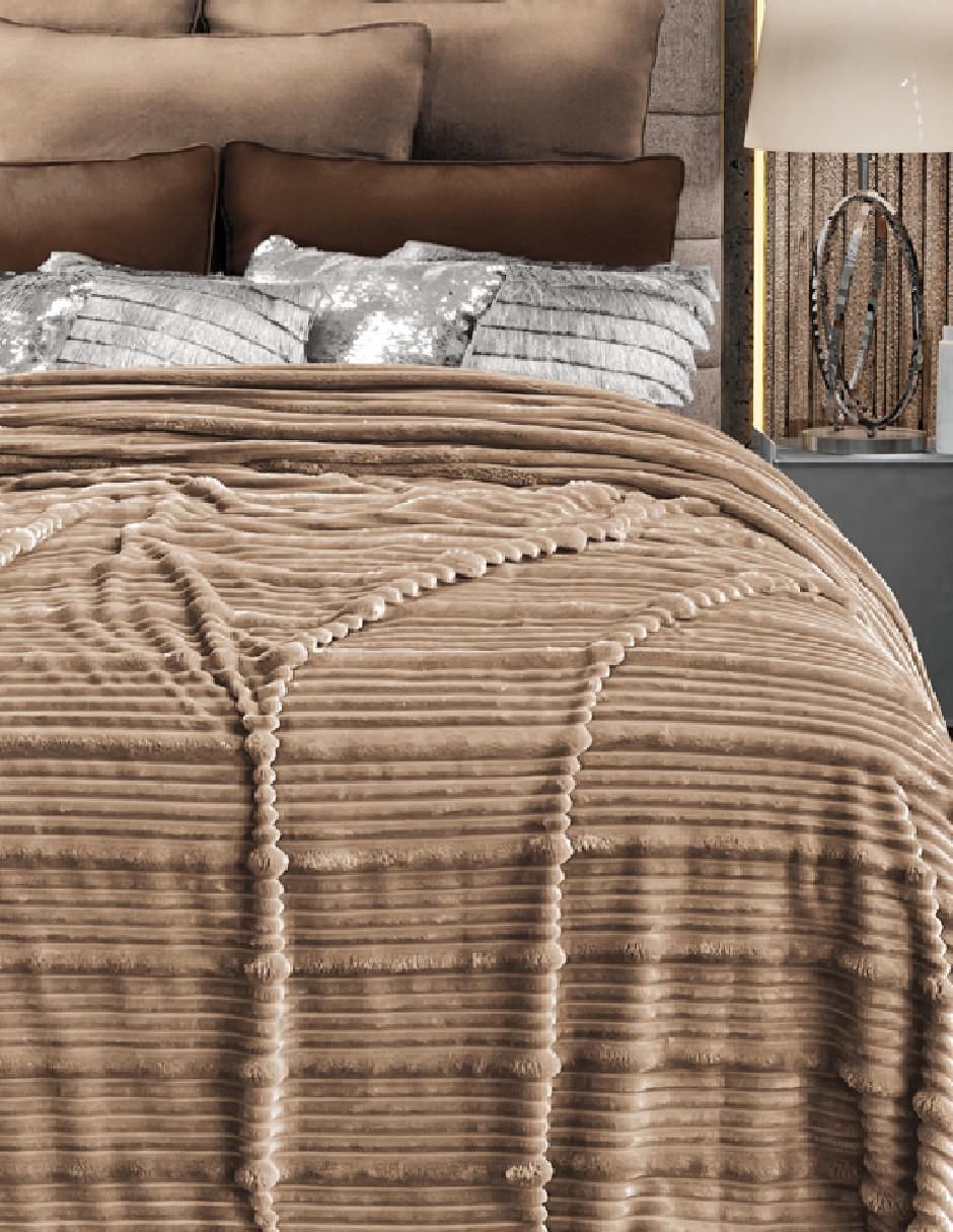 Cobertor Deluxe Toffee 3