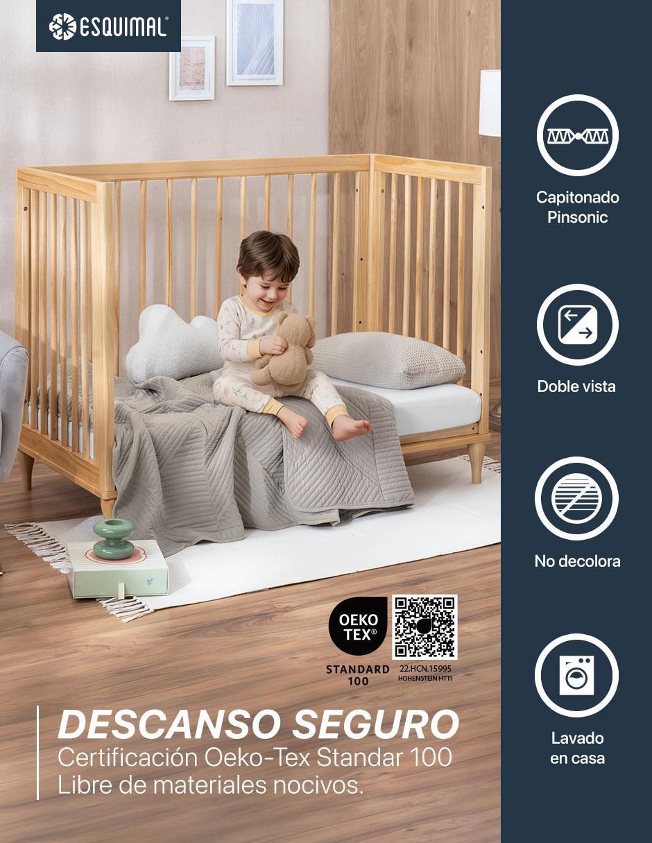 Set edredón esquimal pinsonic velvet mate cuna no aplica