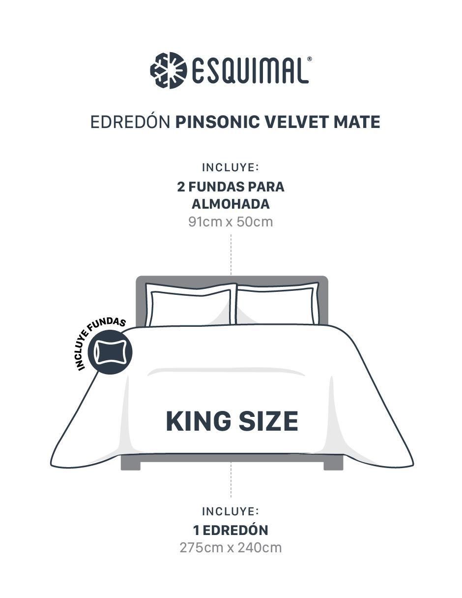 Set edredón esquimal pinsonic velvet mate no aplica