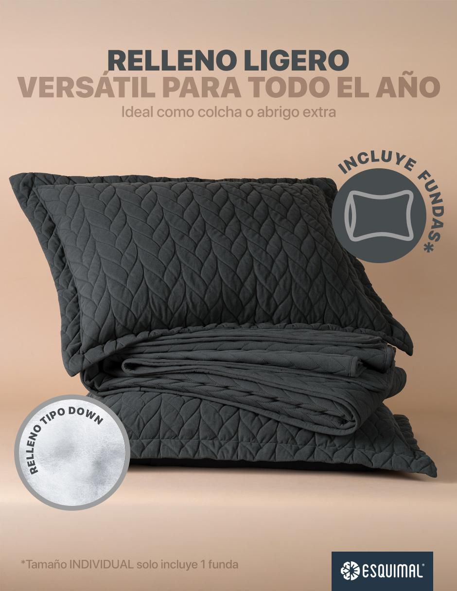 Set edredón Pinsonic velvet mate 5