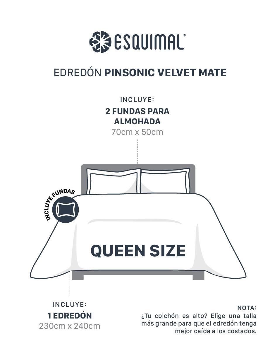 Set edredón Pinsonic velvet mate 2