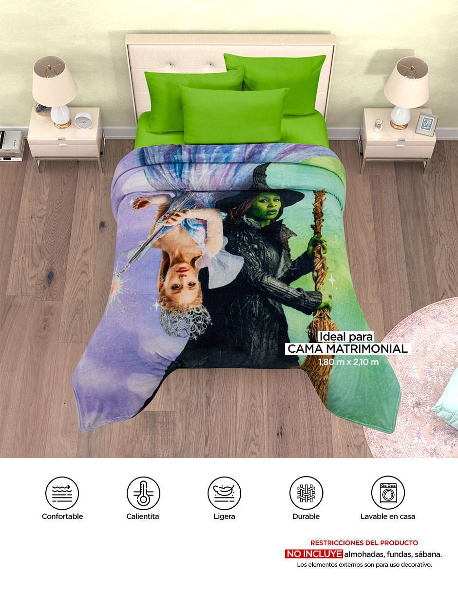 Cobertor Wicked estampado infantil 7