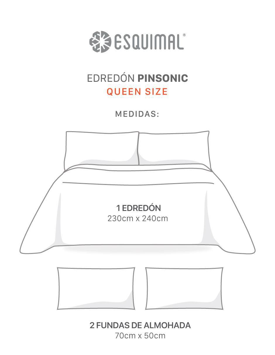 Set edredón esquimal pinsonic doble vista + fundas no aplica