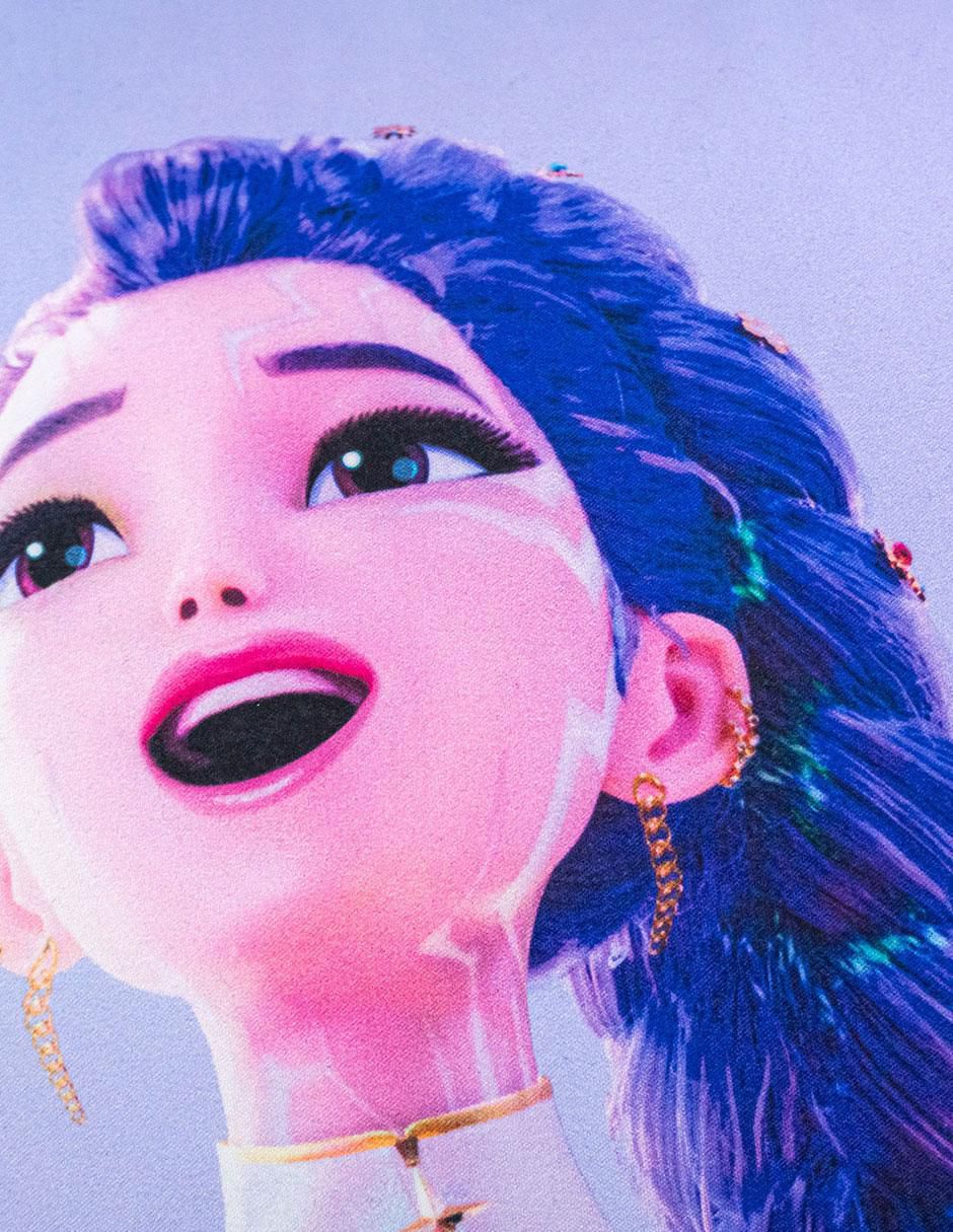 Almohada Súper Jumbo Guerreras K-Pop Estrellas firmeza media 4