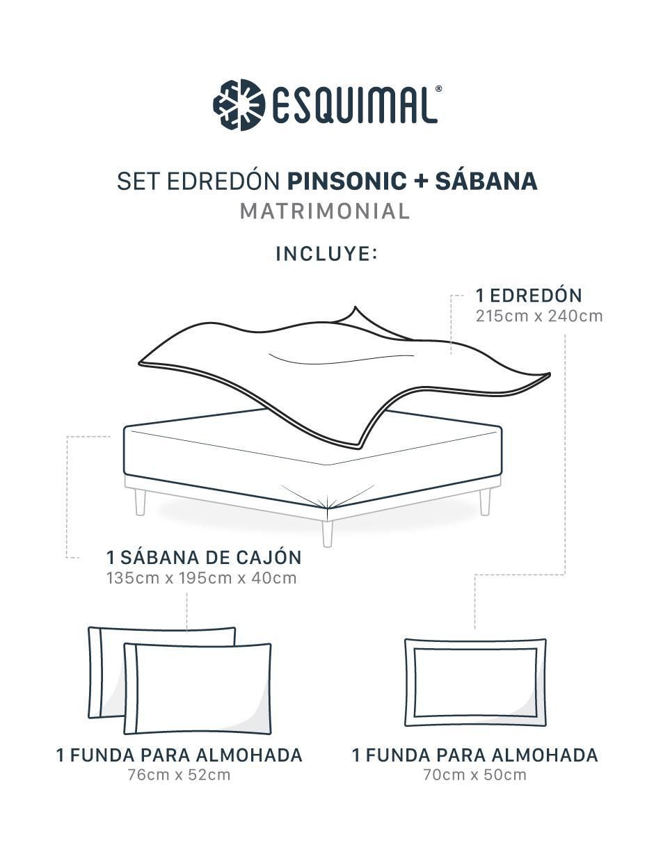 Set edredón Pinsonic Ezia 2