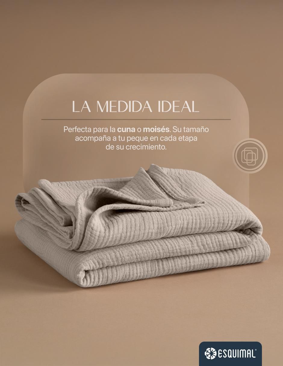 Frazada de tejido plano Esquimal Cuna unisex