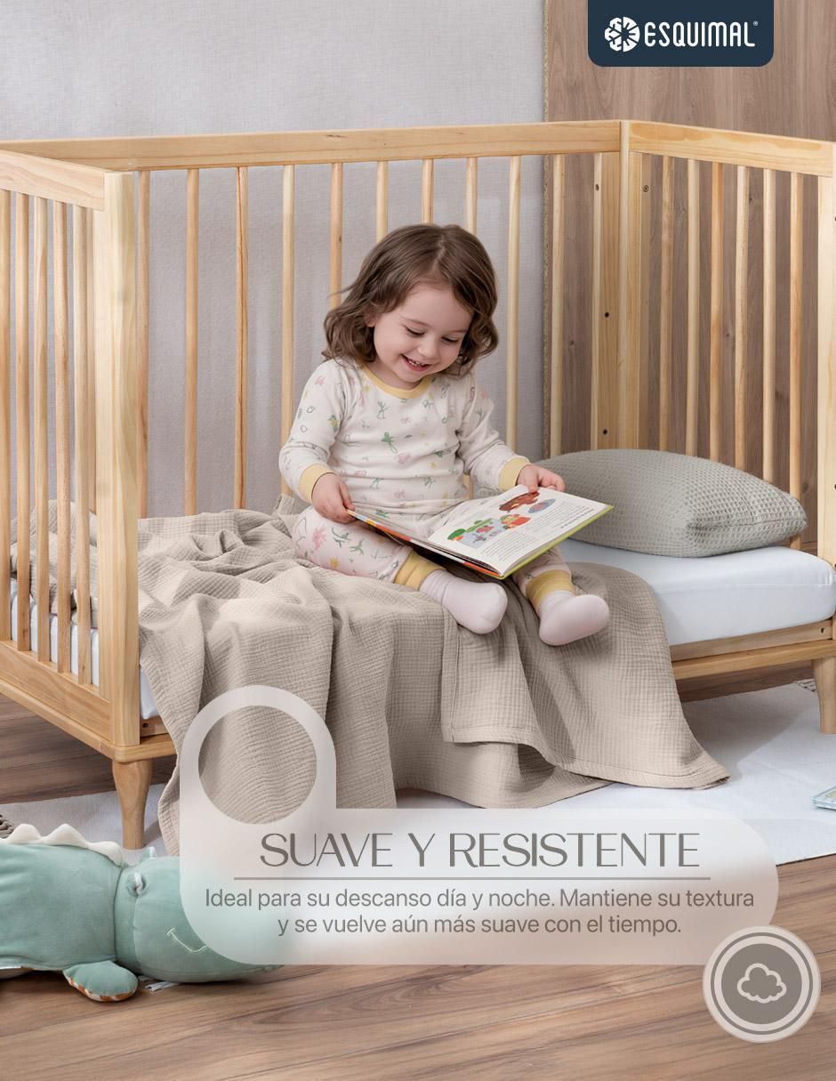 Frazada de tejido plano Esquimal Cuna unisex