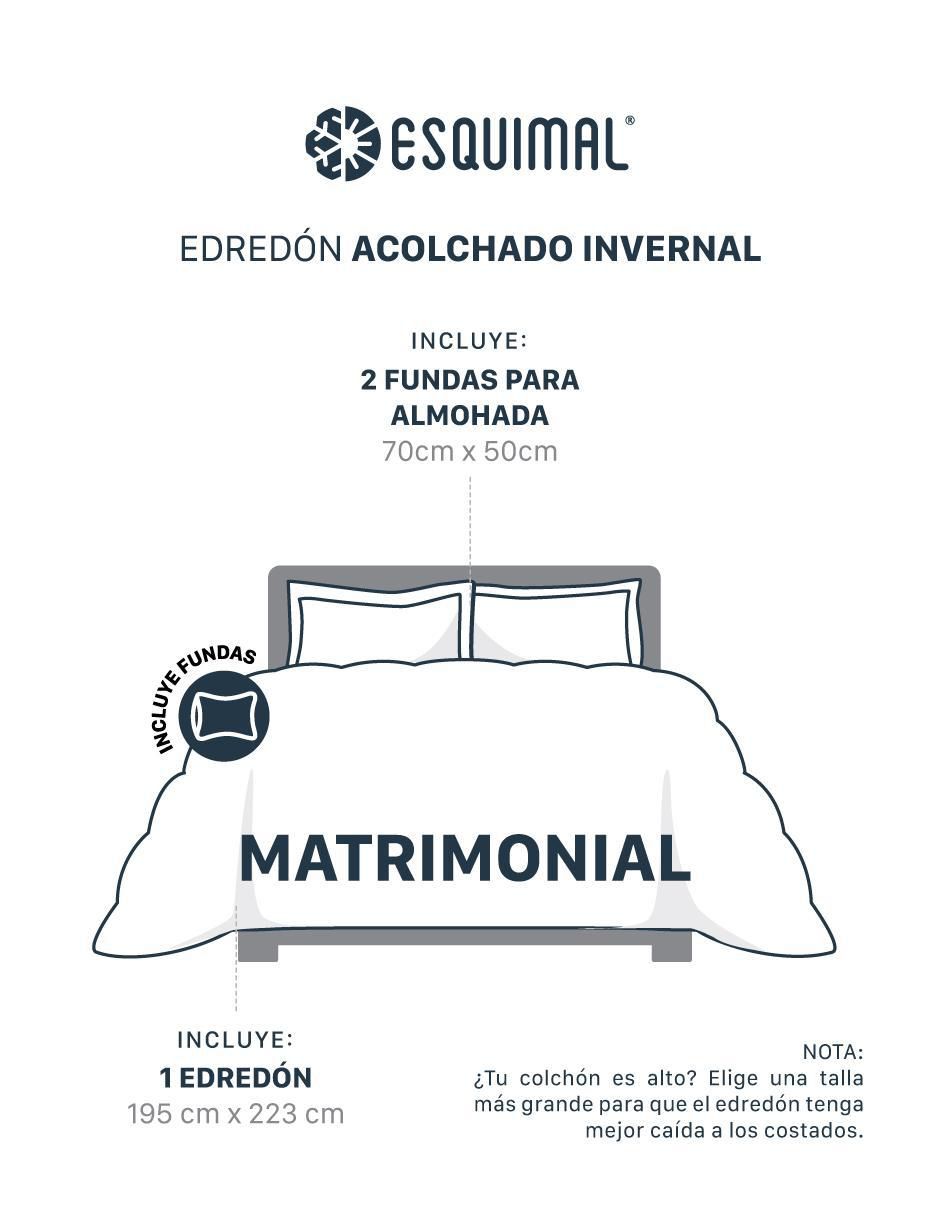 Set edredón esquimal duvet invernal acolchado no aplica