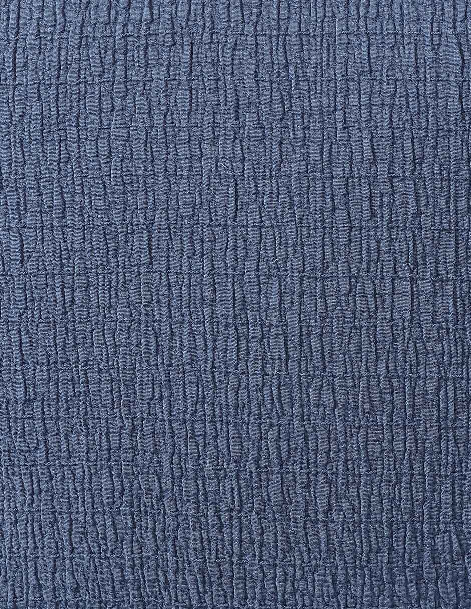 Cojín decorativo Weave texture navy 3