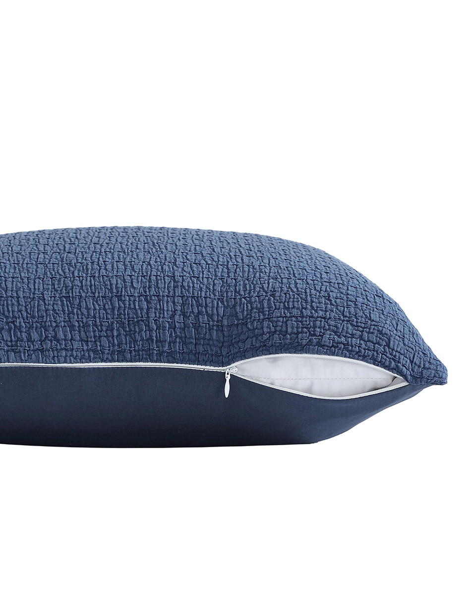Cojín decorativo Weave texture navy 6