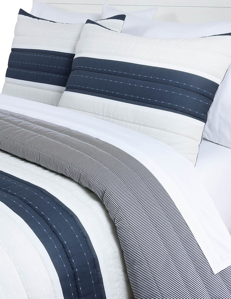 Set de colcha Knots cove blue 2