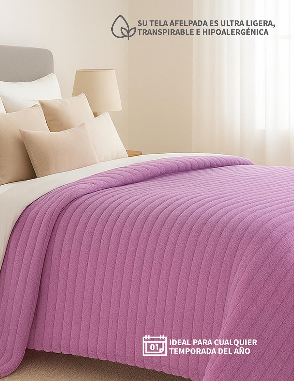Cobertor estampado liso 4