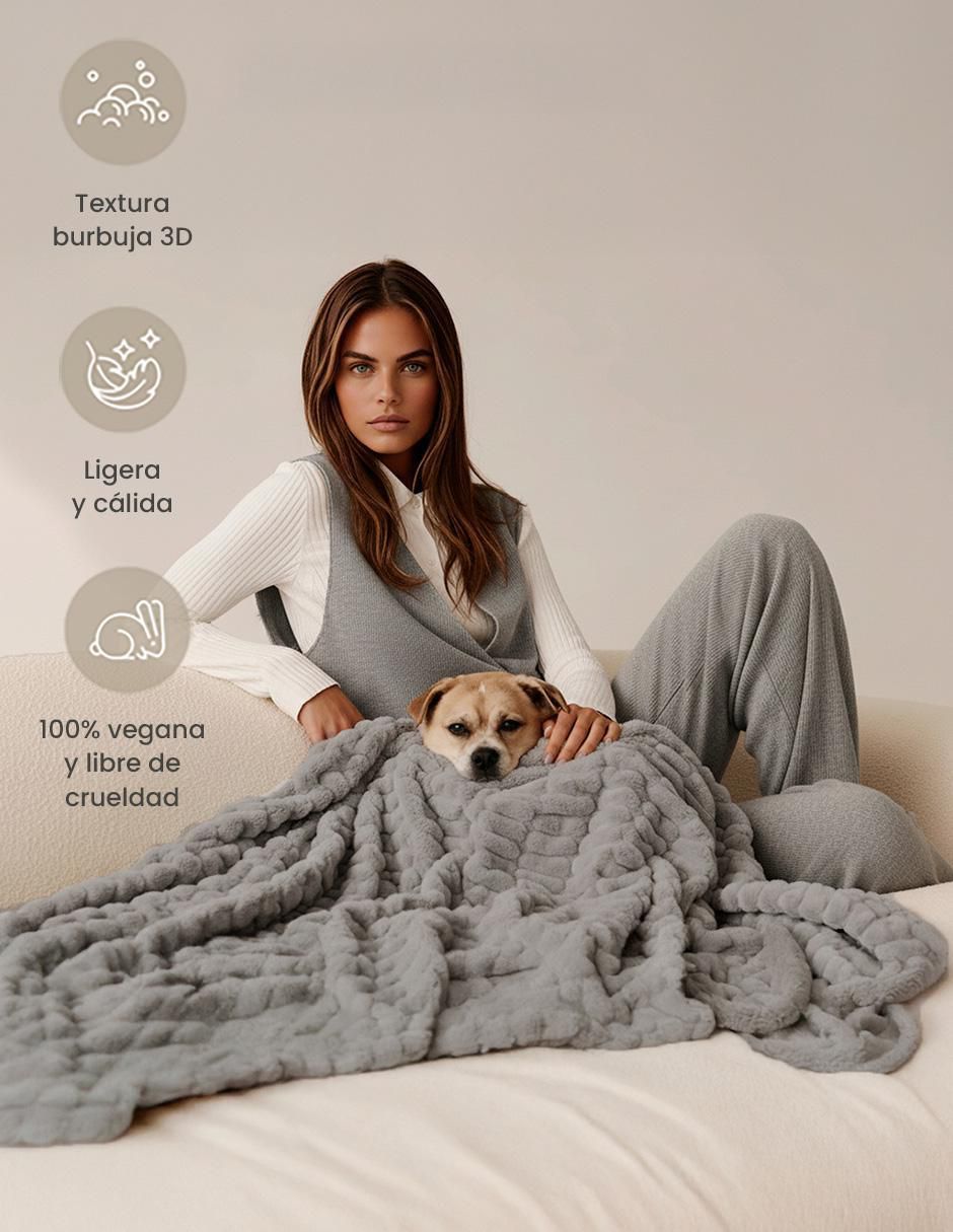 Frazada clásica "de" "tejido" plano smart bamboo bubble hug no aplica "para" unisex
