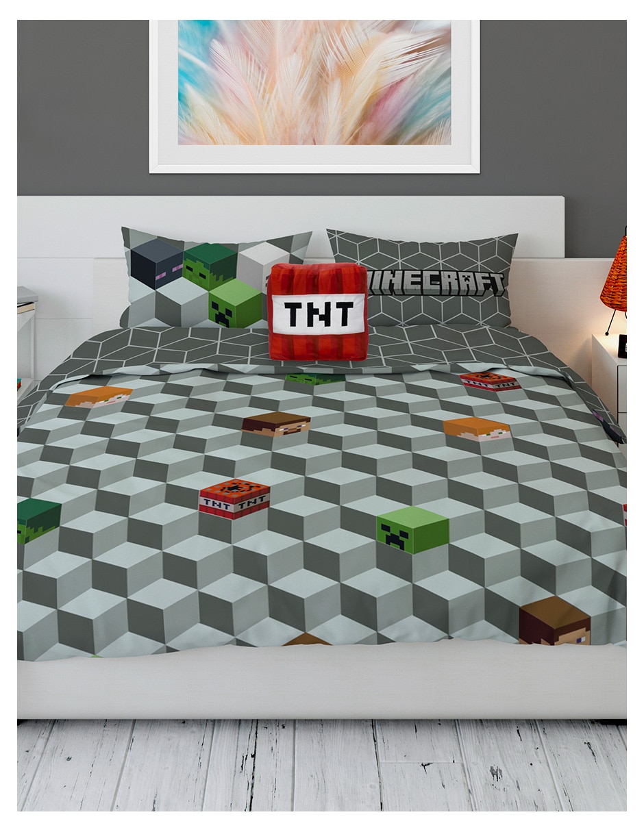 Set edredón Cube World Minecraft Set edredón Cube World Minecraft
