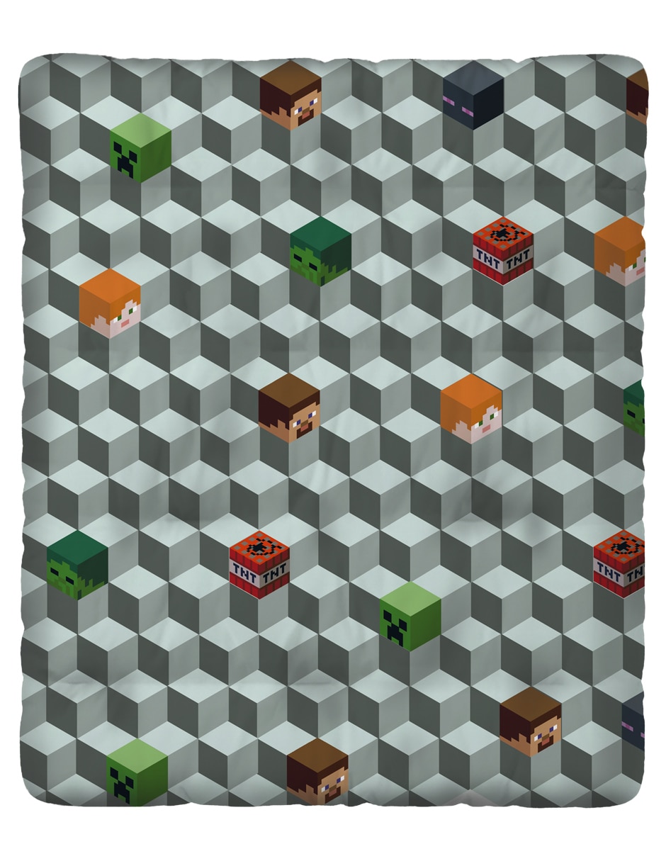 Set edredón Cube World Minecraft 3