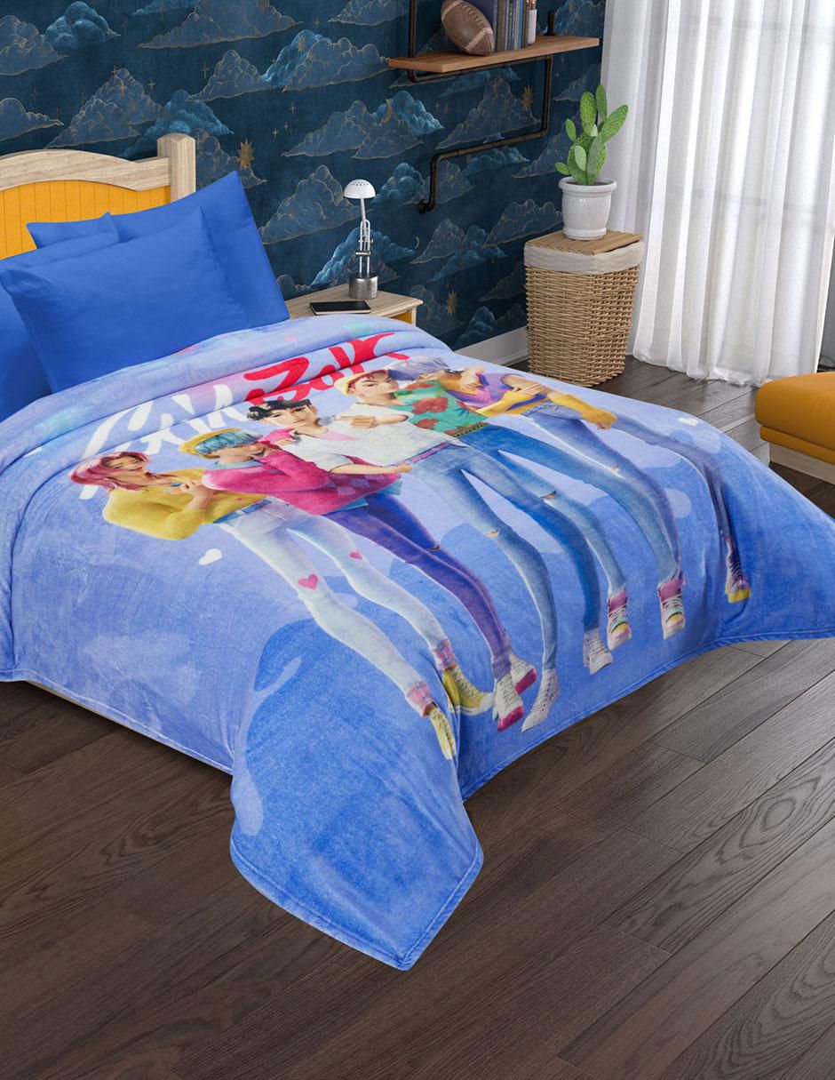 Cobertor Serenity Guerreras K-Pop Saja Boys estampado infantil 3