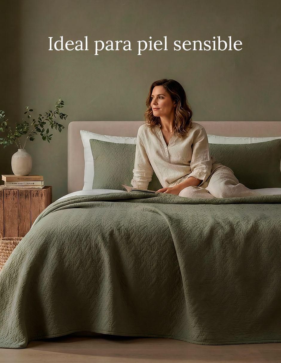 Set de colcha smart bamboo colcha reversible