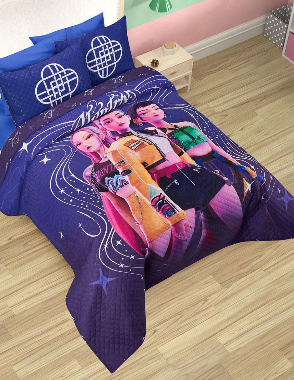 Set de colcha Microfibra Guerreras K-pop cazadoras 3