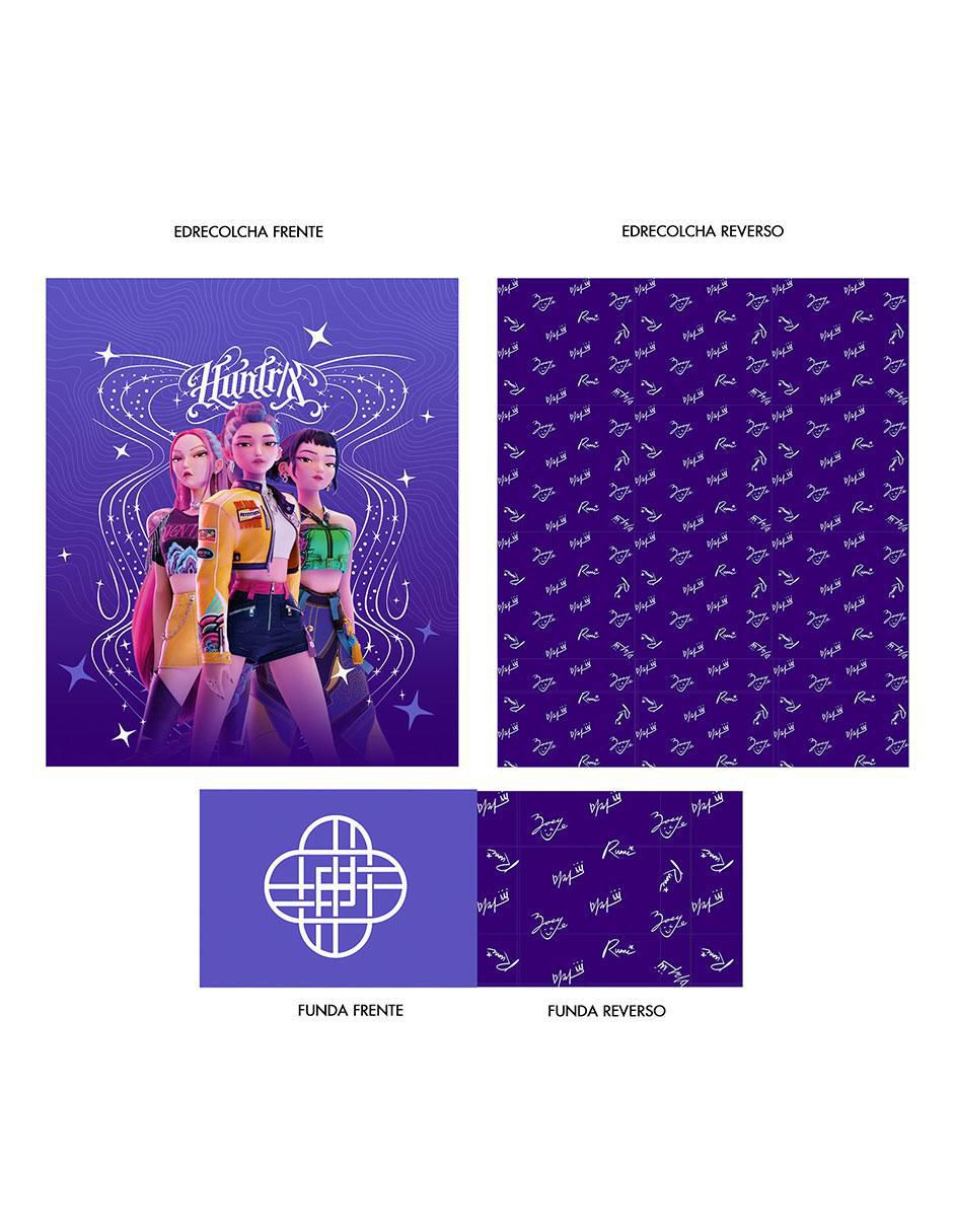 Set de colcha Microfibra Guerreras K-pop cazadoras 10