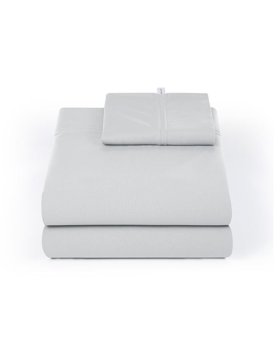 Juego de sábanas de algodón 150 hilos Fiorella Silver Grey 4