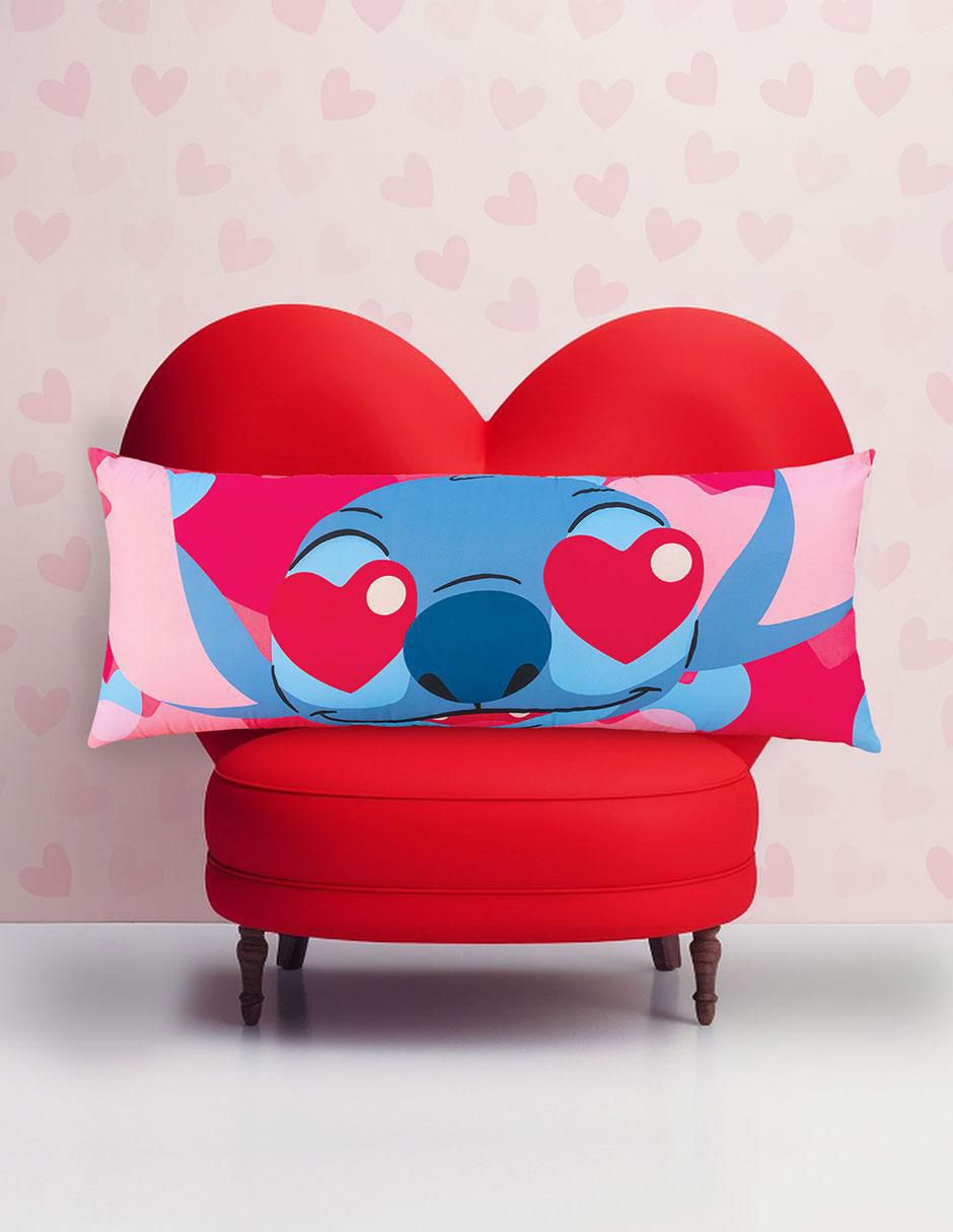 Almohada Súper Jumbo Stitch y Angel firmeza media 6