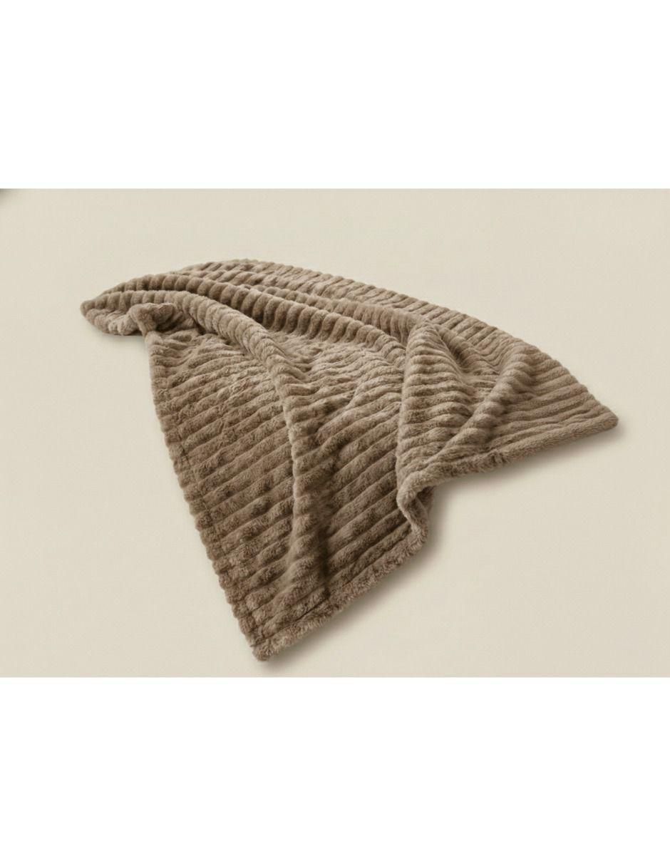 Frazada clásica "de" "tejido" suave saffron looms luxe throw channel no aplica "para" unisex