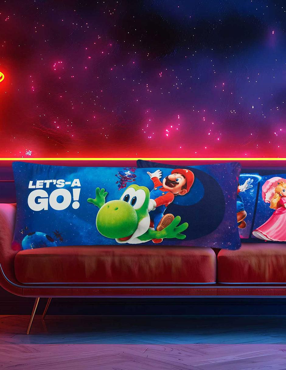Almohada Súper Jumbo Super Mario firmeza media 4