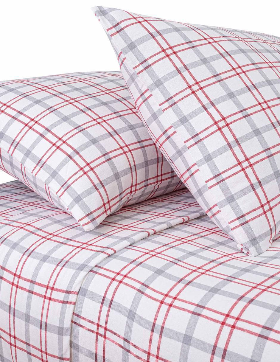 Juego de sábanas de franela 80 hilos portage plaid 2