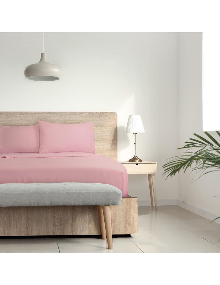Juego de sábanas de microfibra sumie petal pink|