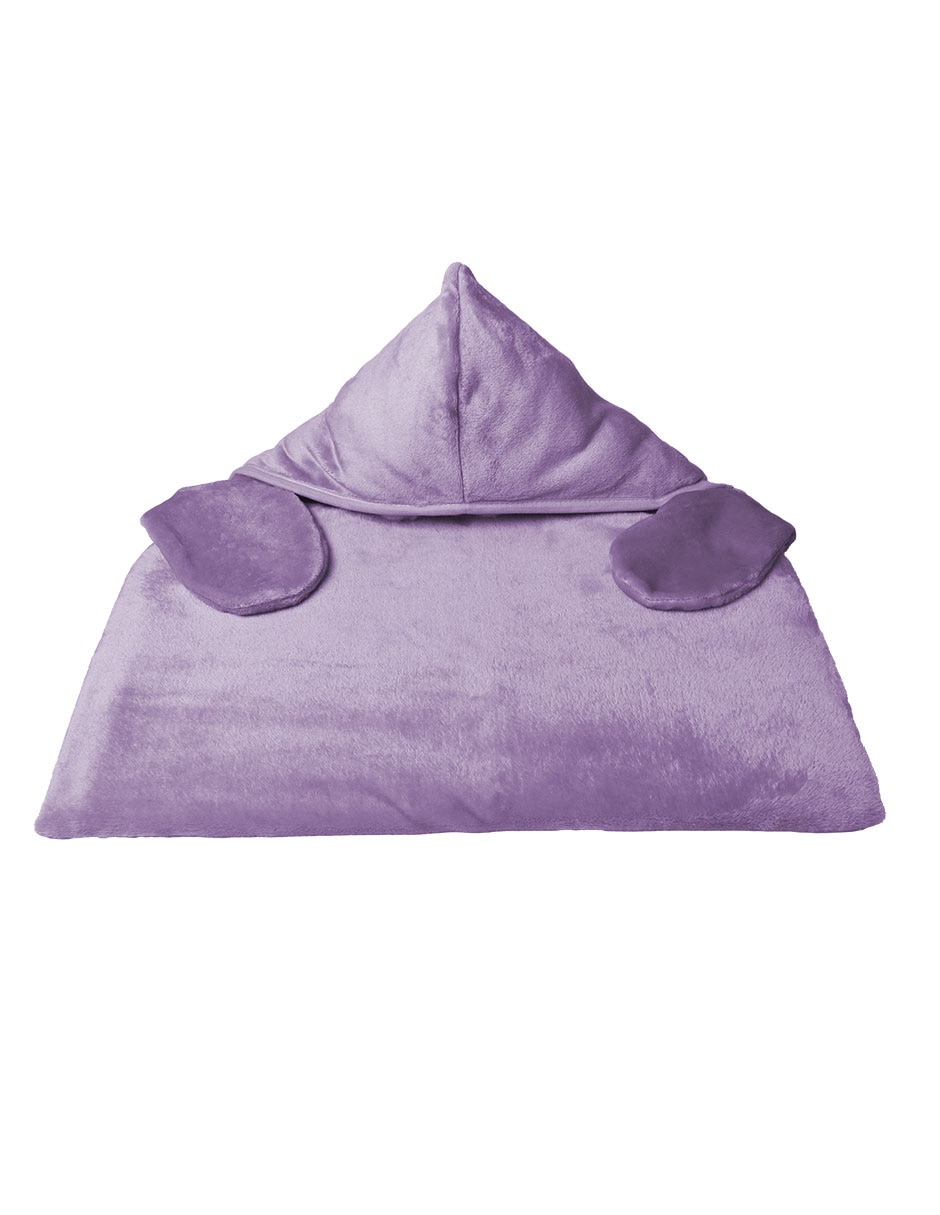 Frazada con capucha de tejido plano unisex 4