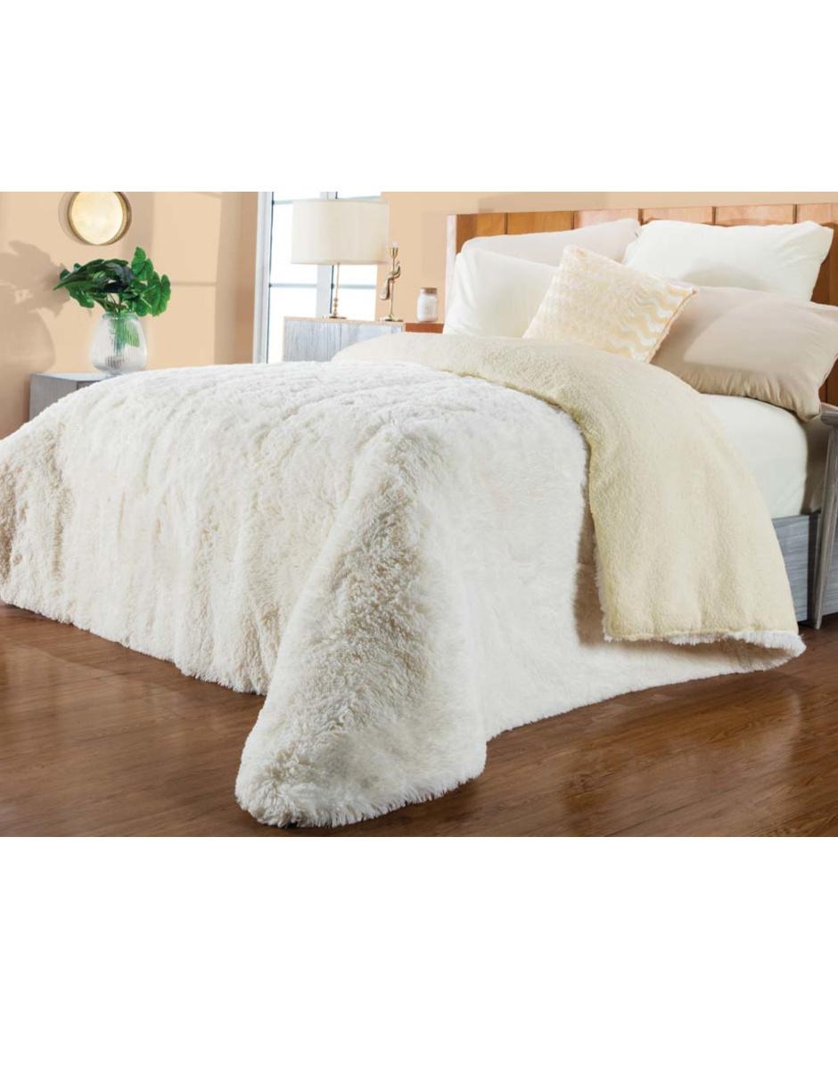 Edre-Cobertor térmico Faux Fur Iglú 1